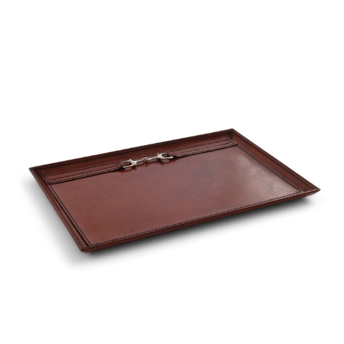 Vagabond House Premium Genuine Leather Equestrian Bit Catchall Tray - A Taste of Kentucky