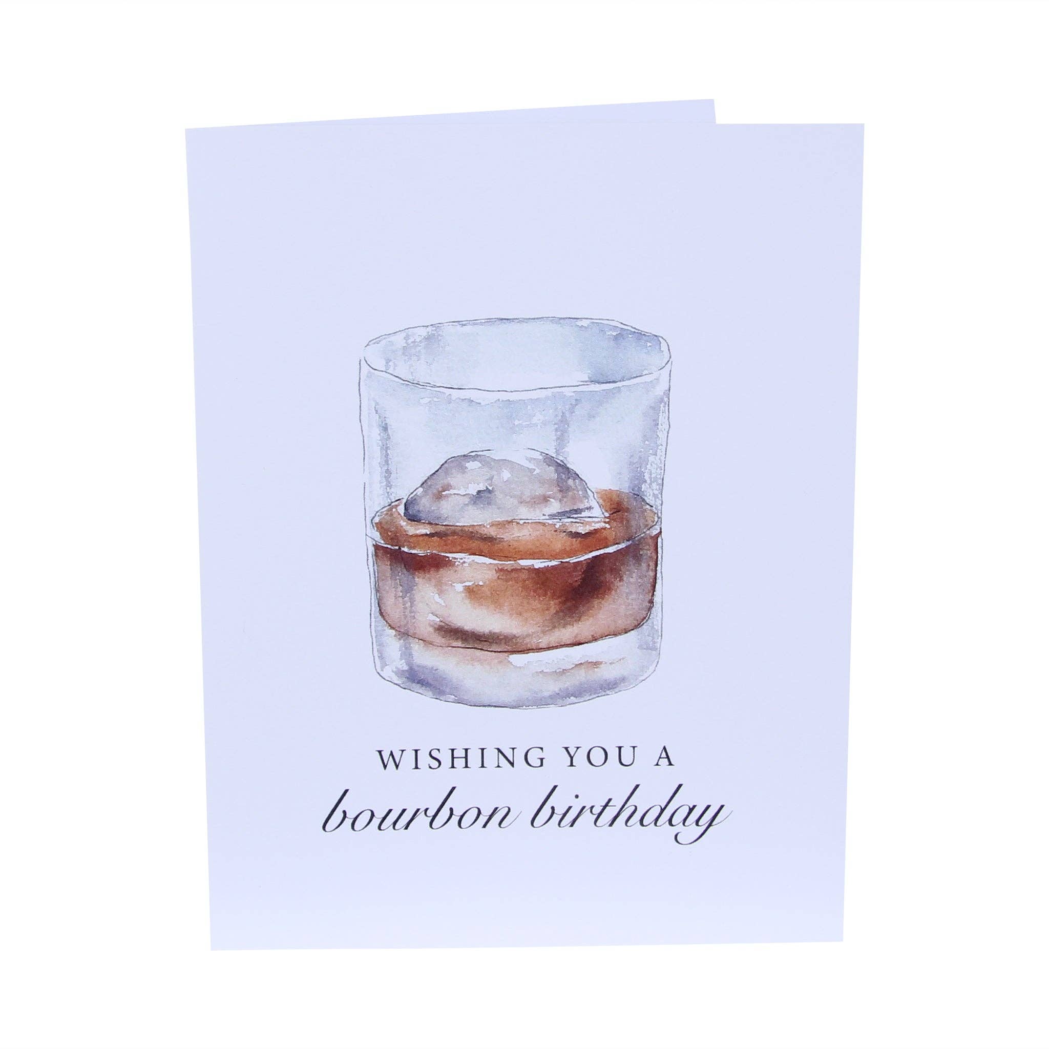 Bourbon Birthday Card