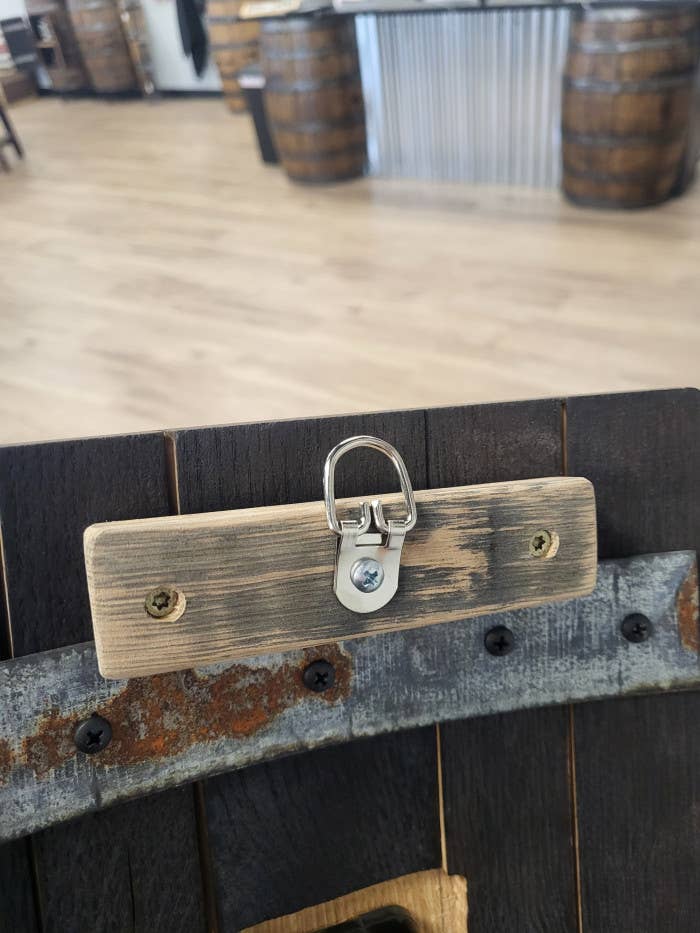 Wall Clock-Whiskey Barrel Staves-Rustic - A Taste of Kentucky