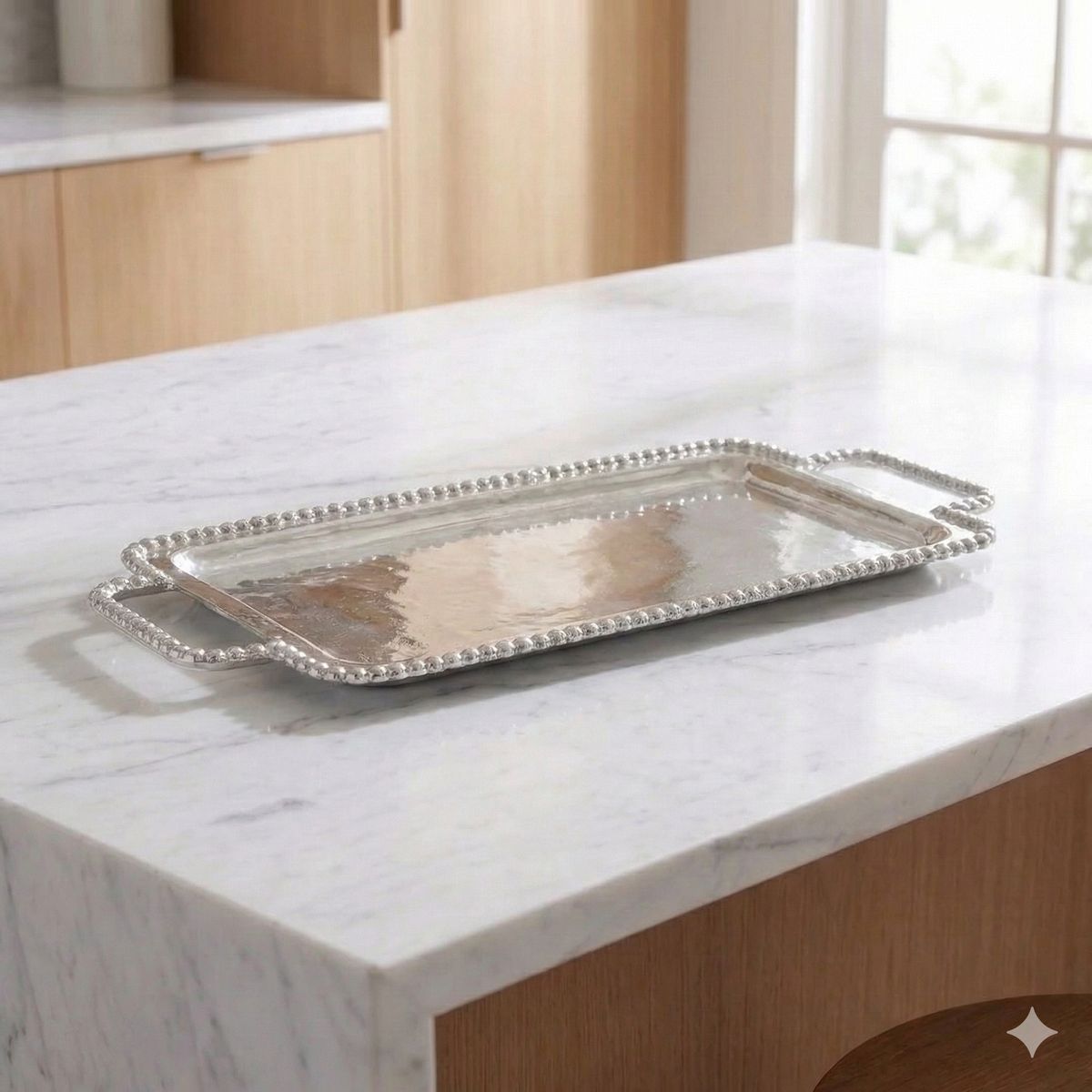 Rectangle Alum Beaded Tray - A Taste of Kentucky
