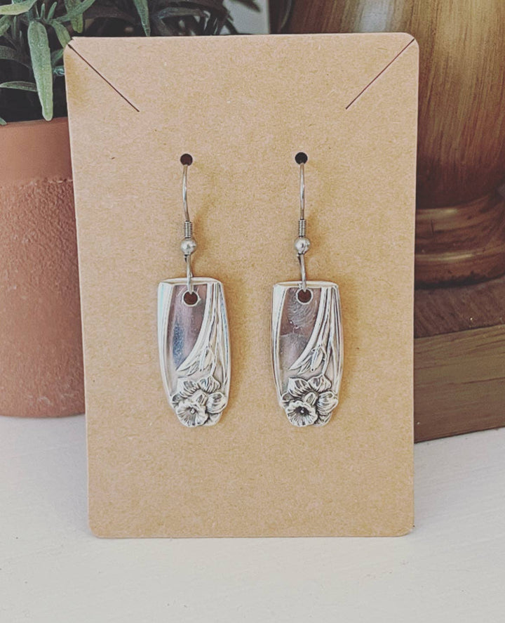 Daffodil Spoon Earrings - A Taste of Kentucky
