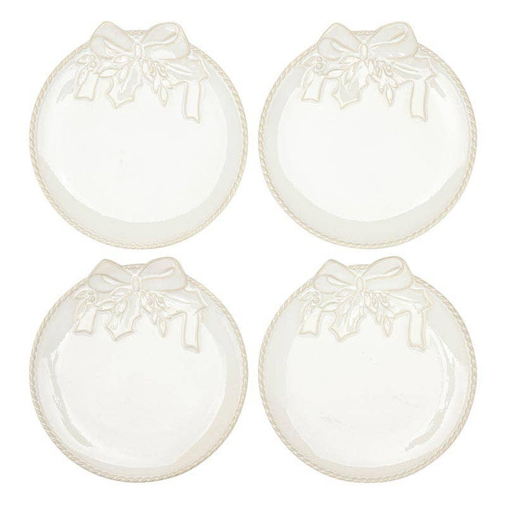 Ceramic Wreath Appetizer Plates - Set of 4 - A Taste of Kentucky