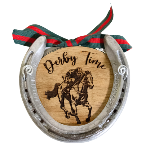 "Derby Time" Decorative Horseshoe - A Taste of Kentucky