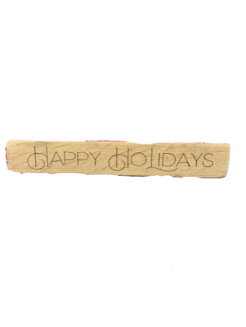 Kentucky Sayings Wooden Signs – Upcycled Barrel Staves Christmas Themed - A Taste of Kentucky