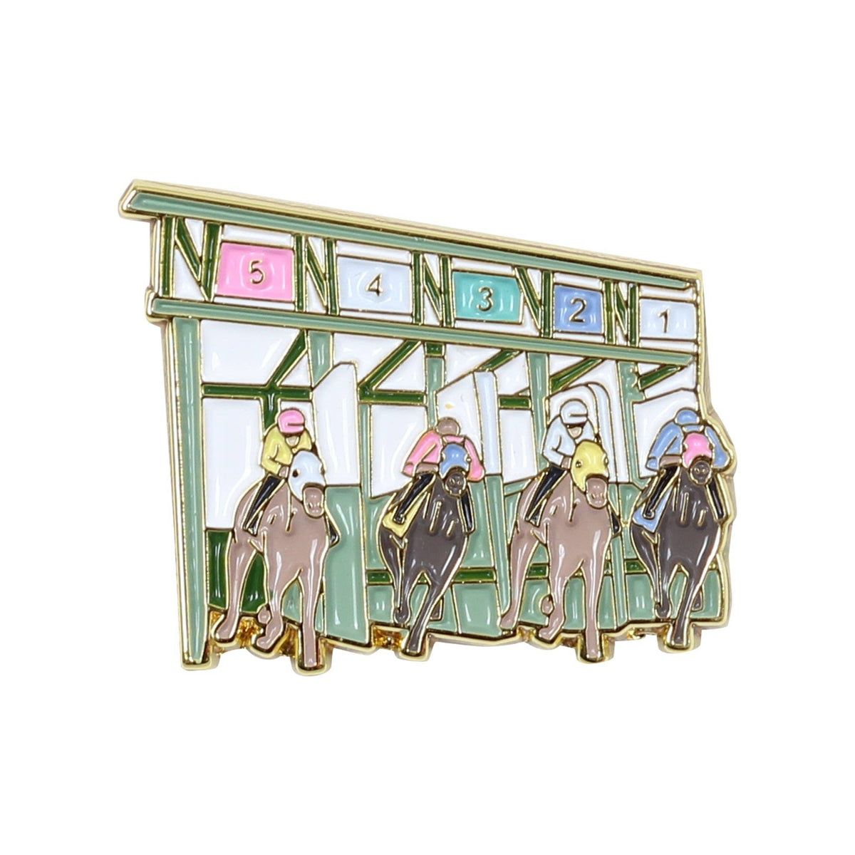 Out of the Gate Lapel Pin - A Taste of Kentucky