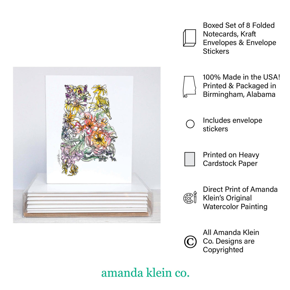 Nutcracker Notecard Stationery Set - A Taste of Kentucky