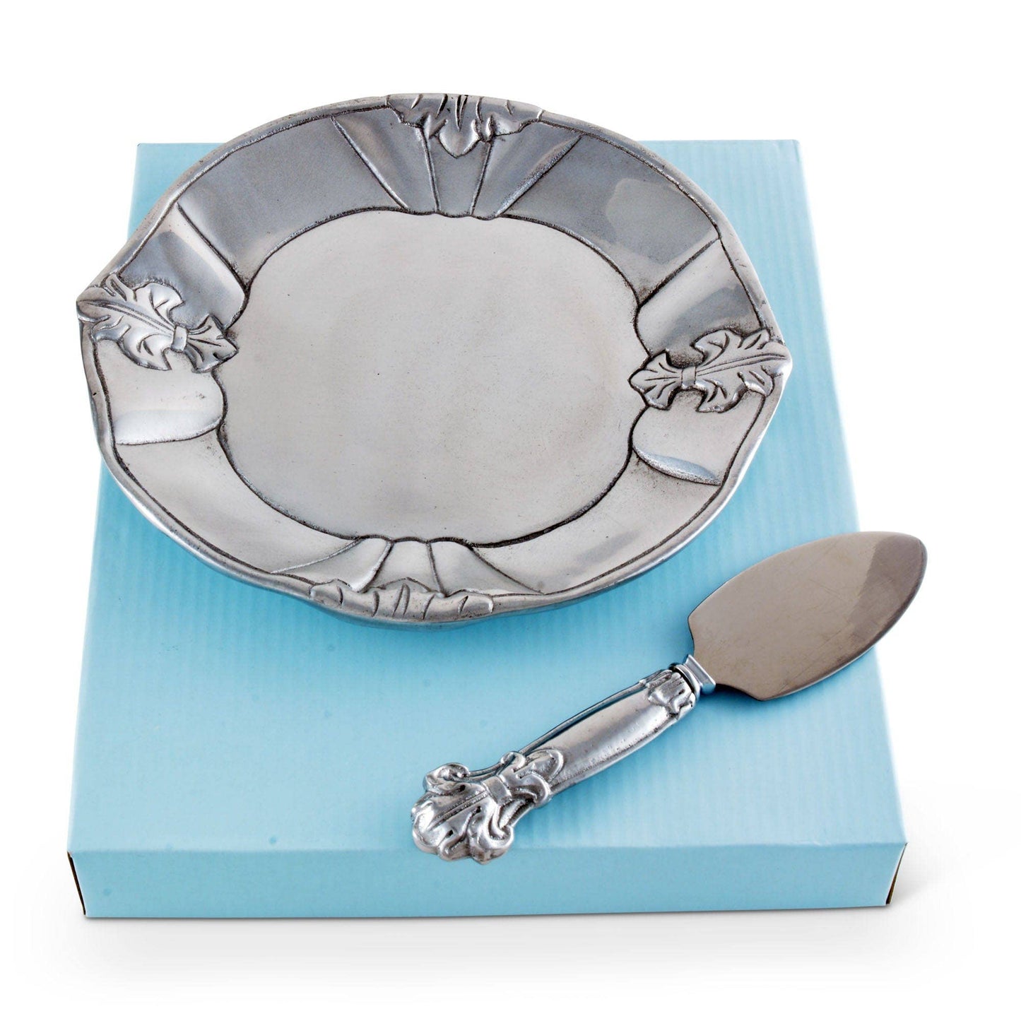Fleur-De-Lis Plate with Server - A Taste of Kentucky