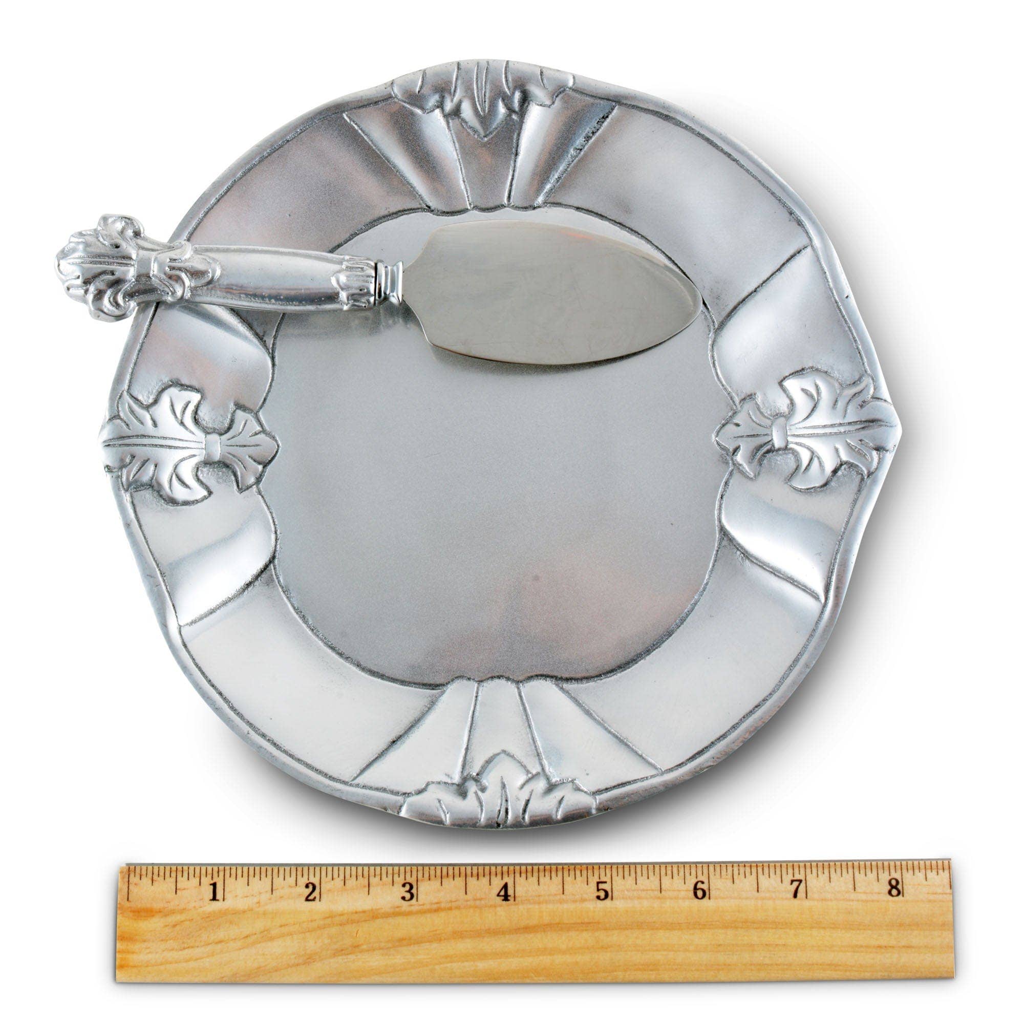 Fleur-De-Lis Plate with Server - A Taste of Kentucky