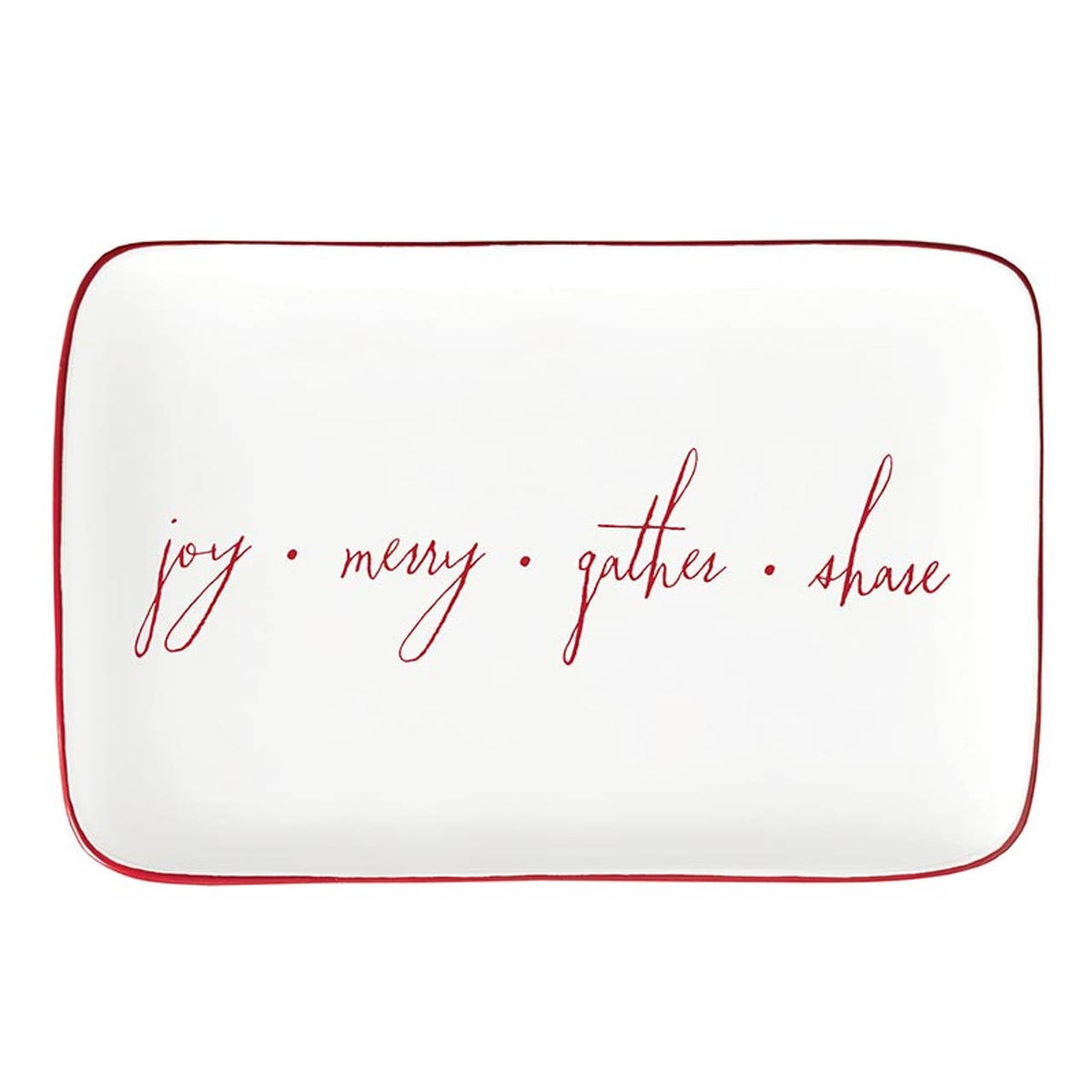 Face to Face Ceramic Cookie Platter - Gather - A Taste of Kentucky