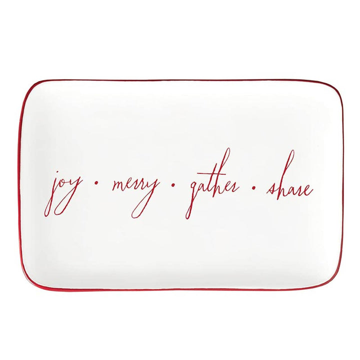 Face to Face Ceramic Cookie Platter - Gather - A Taste of Kentucky