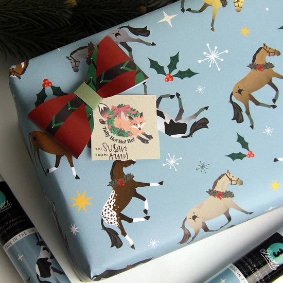 Christmas Gift Wrap - Hunt Seat Paper Co. - A Taste of Kentucky