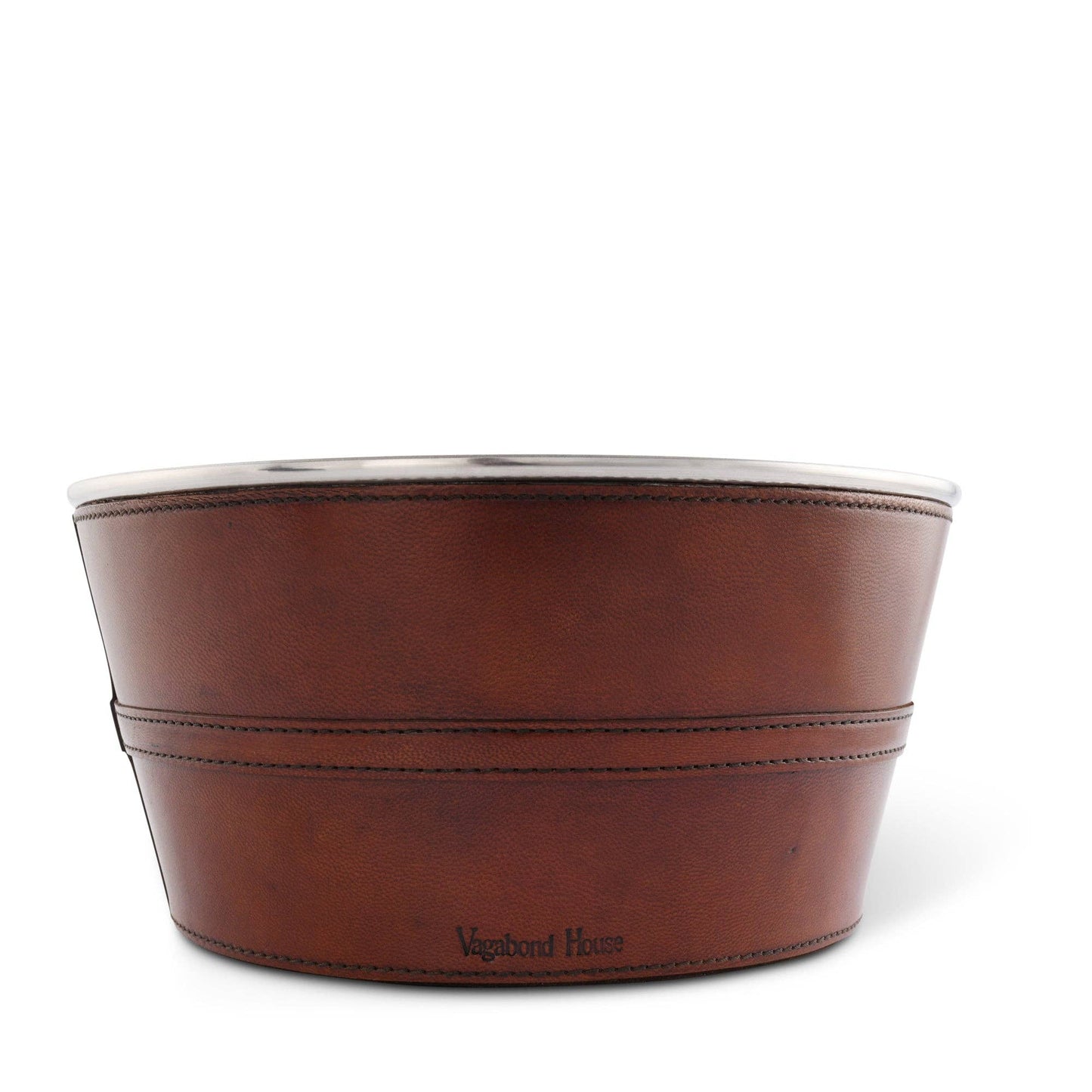 Premium Genuine Leather Bit Ice Tub – Sophisticated Beverage Cooler - A Taste of Kentucky