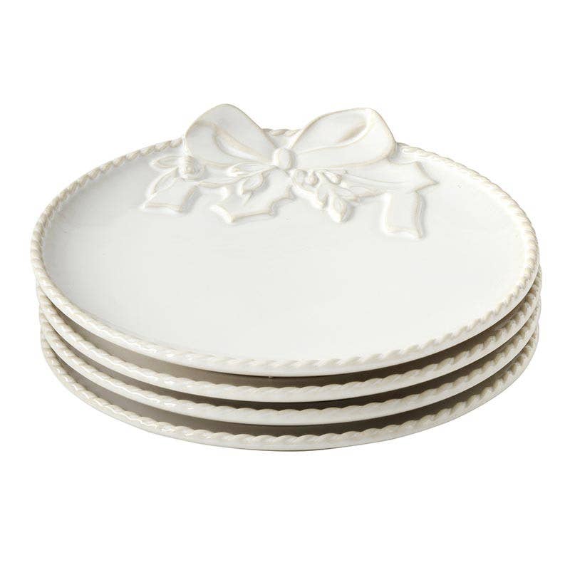 Ceramic Wreath Appetizer Plates - Set of 4 - A Taste of Kentucky