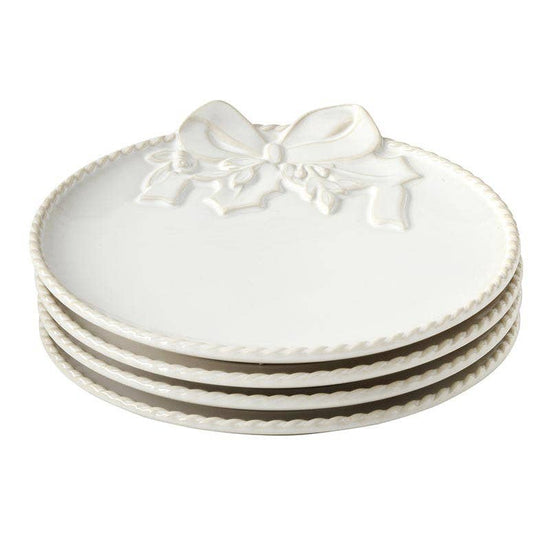 Ceramic Wreath Appetizer Plates - Set of 4 - A Taste of Kentucky