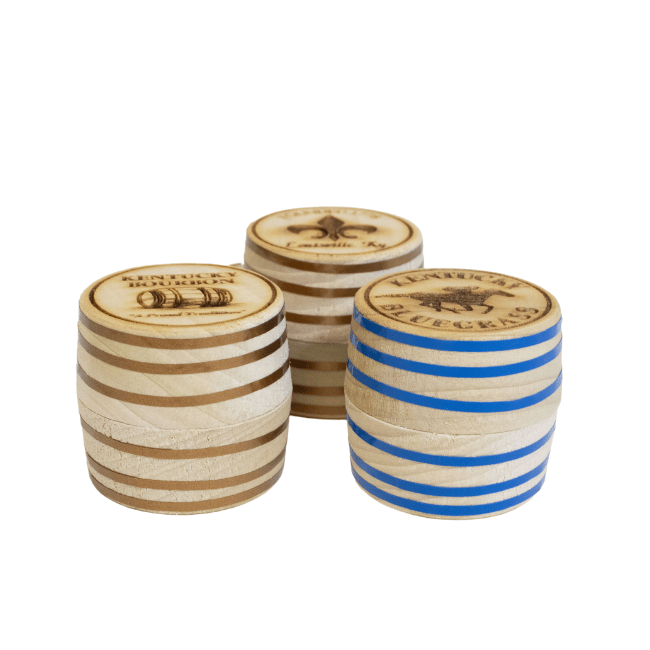 Kentucky Heritage Bourbon Barrel Bung Ornament - A Taste of Kentucky