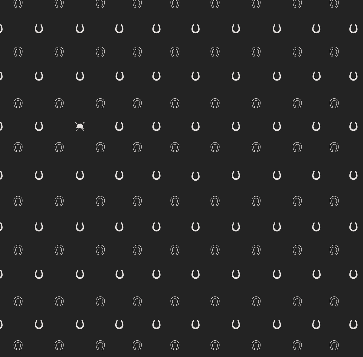 Lucky Slate Equestrian Horseshoe Gift Wrap Paper in Roll - A Taste of Kentucky
