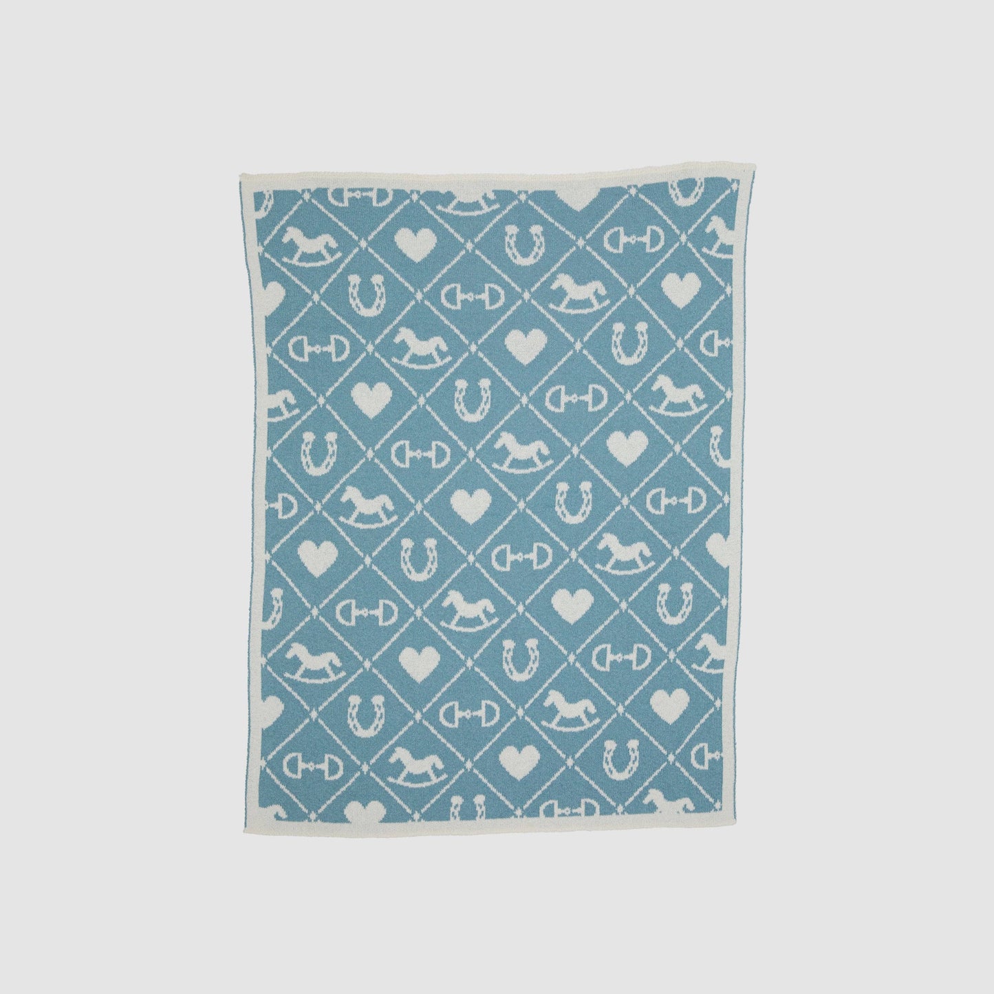 Baby Cotton Knit Blanket - Pony Quilt - A Taste of Kentucky
