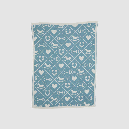 Baby Cotton Knit Blanket - Pony Quilt - A Taste of Kentucky