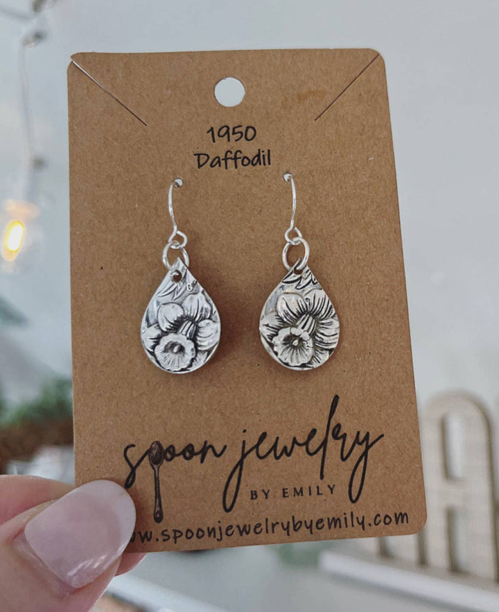 Dainty Daffodil 1950 Earrings - A Taste of Kentucky
