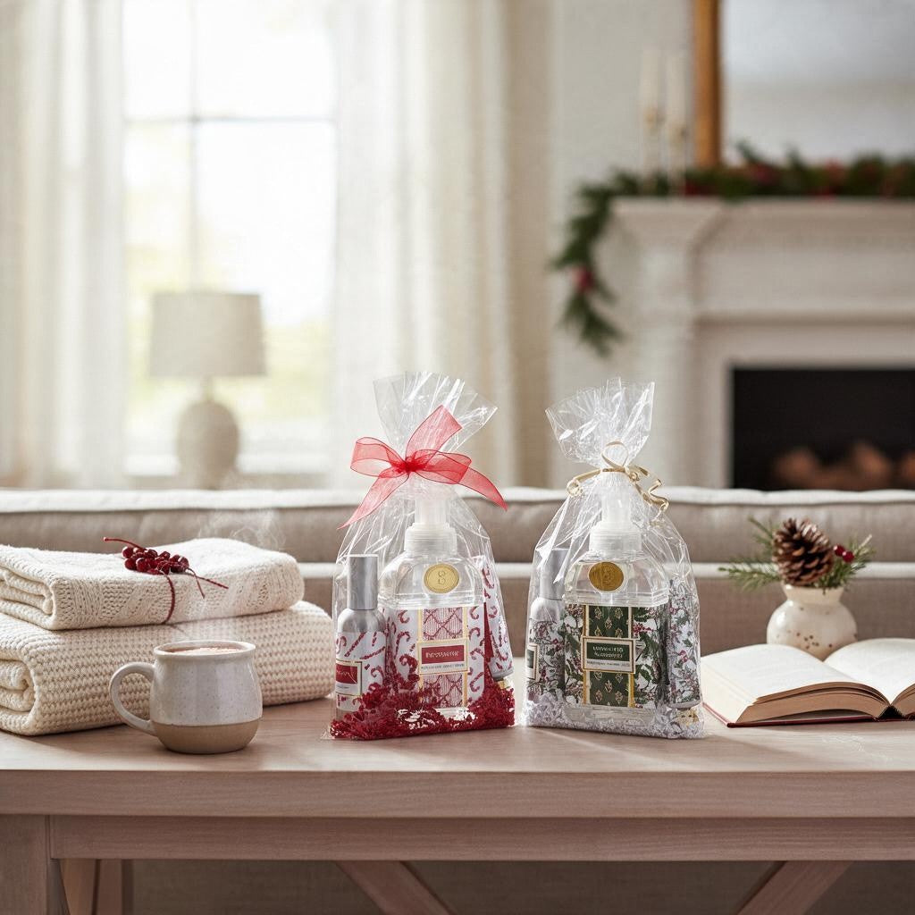 8 Oak Lane Holiday Gift Set | Room Spray, Foaming Hand Soap & Hand Cream Christmas Gift