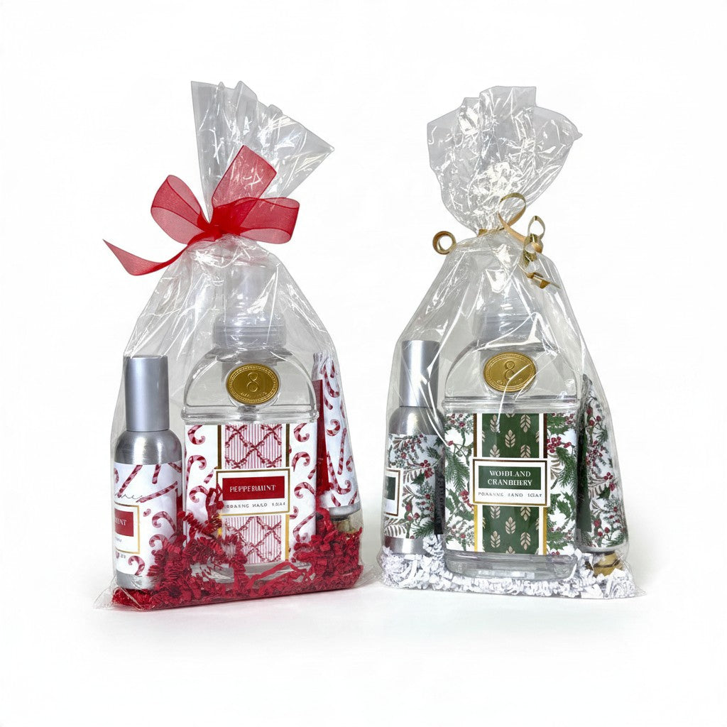 8 Oak Lane Holiday Gift Set | Room Spray, Foaming Hand Soap & Hand Cream Christmas Gift