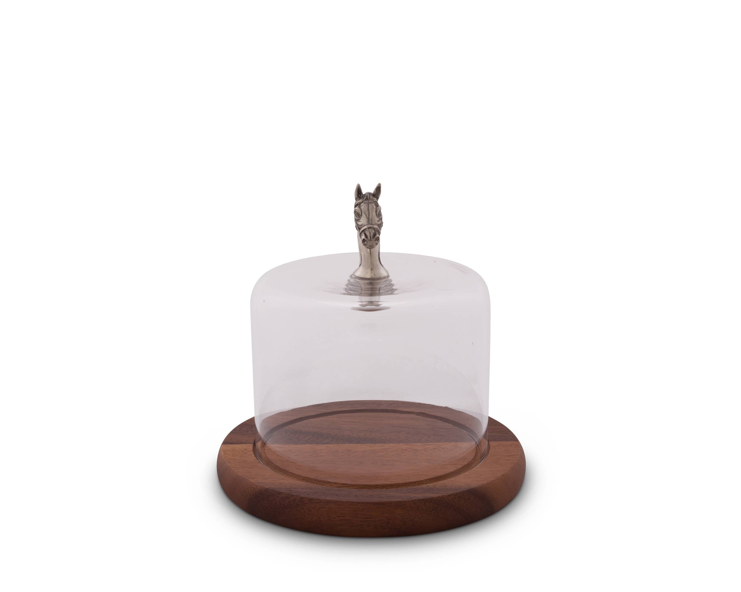 Horse Glass Covered Cheese Wood Board - A Taste of Kentucky