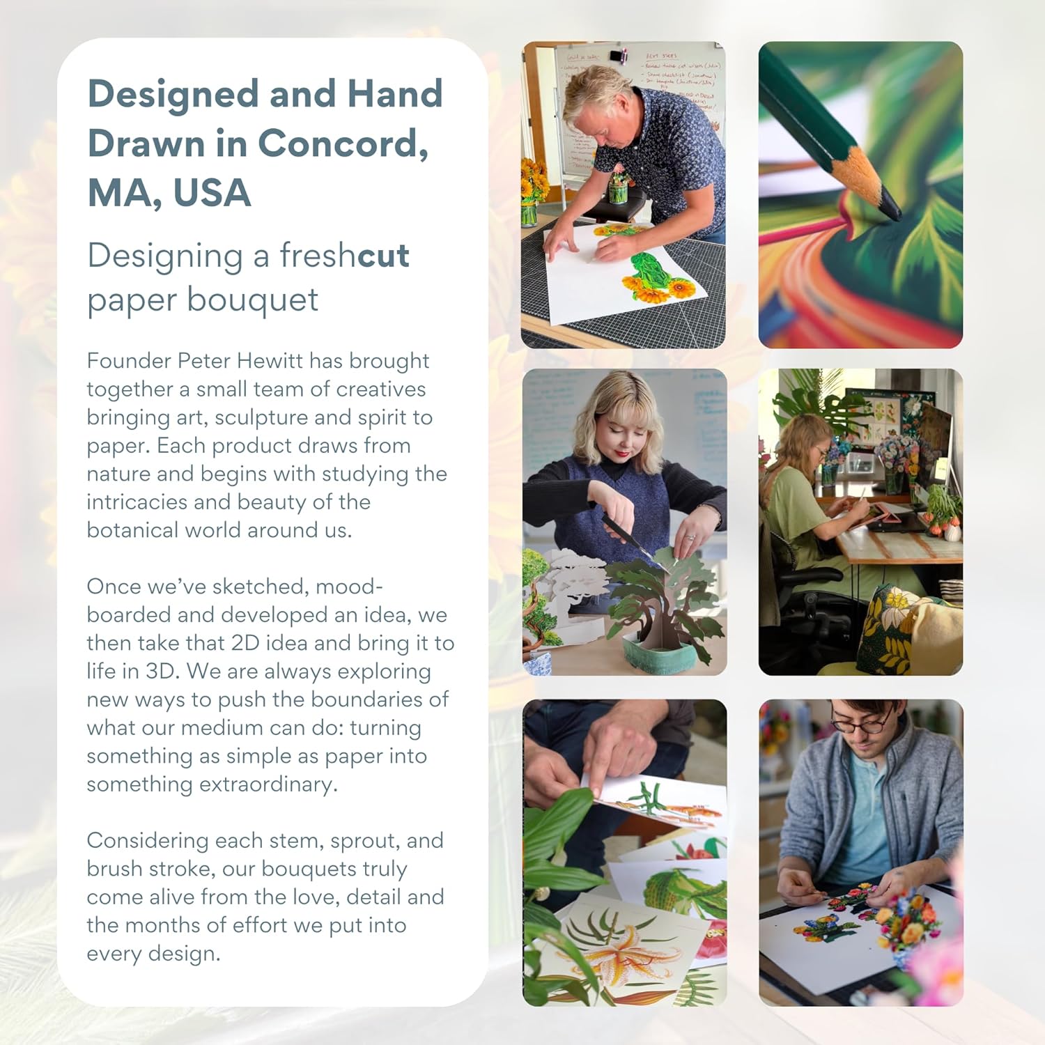 Hummingbird Oasis Pop-Up Bouquet – 3D Paper Flowers Gift - A Taste of Kentucky