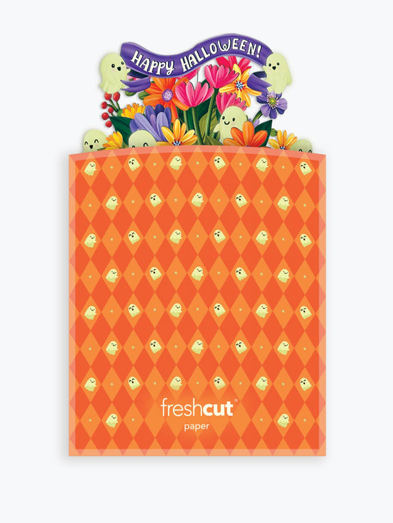 Mini Jack-O'-Lantern Boo-quet (10 Mini Po-UP Greeting Cards) - A Taste of Kentucky