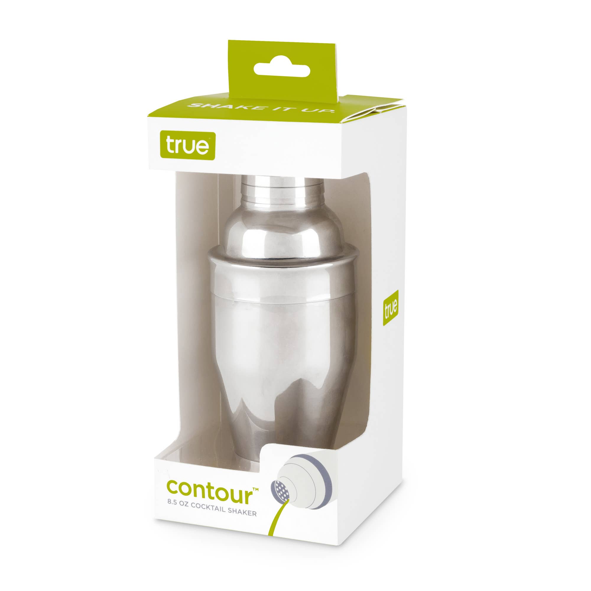 Contour Stainless Steel Cocktail Shaker ASSORTED SIZES