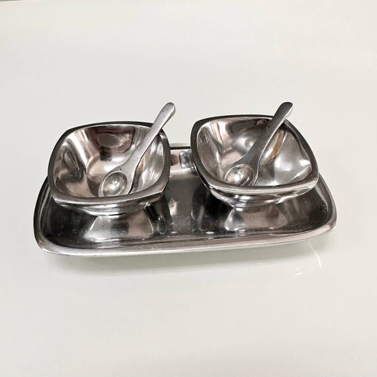 5-Piece Mini Dip Set in Polished Aluminum - A Taste of Kentucky