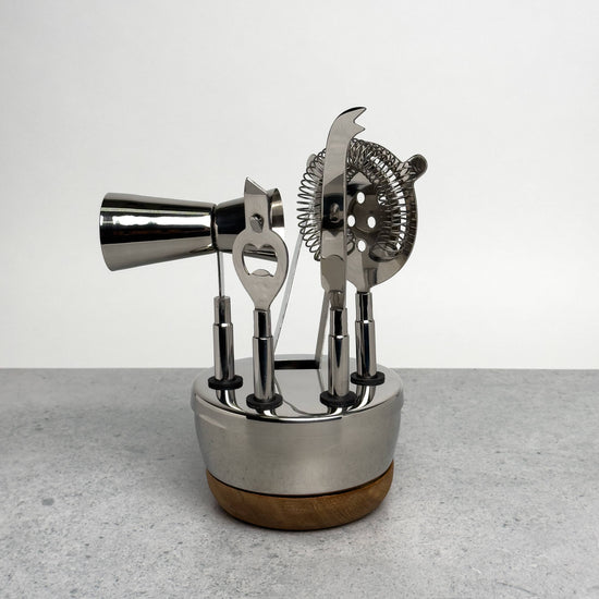 Polished Alu&Wood Bar Tools S/6