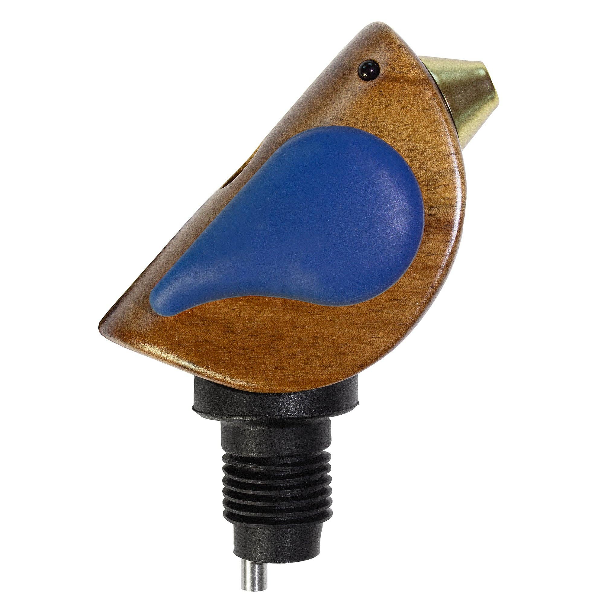 Songbird Specialties® "Singing" Wine Bottle Pourer, Blue - A Taste of Kentucky