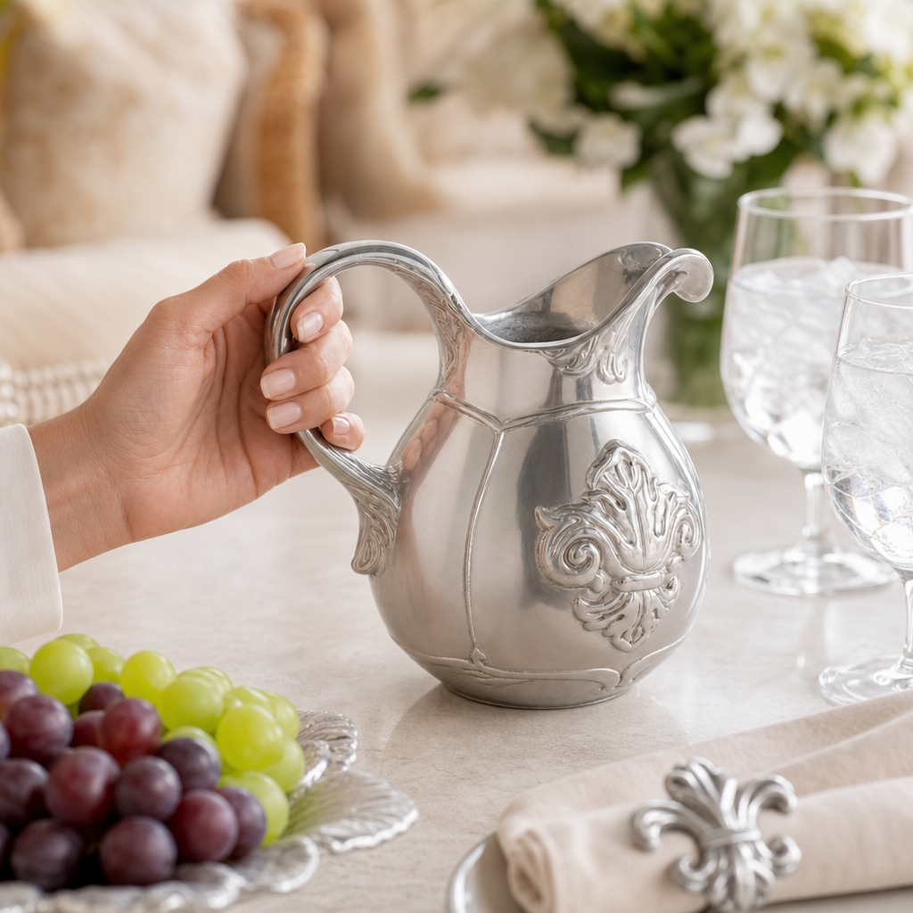 Fleur-De-Lis Pitcher Small - A Taste of Kentucky