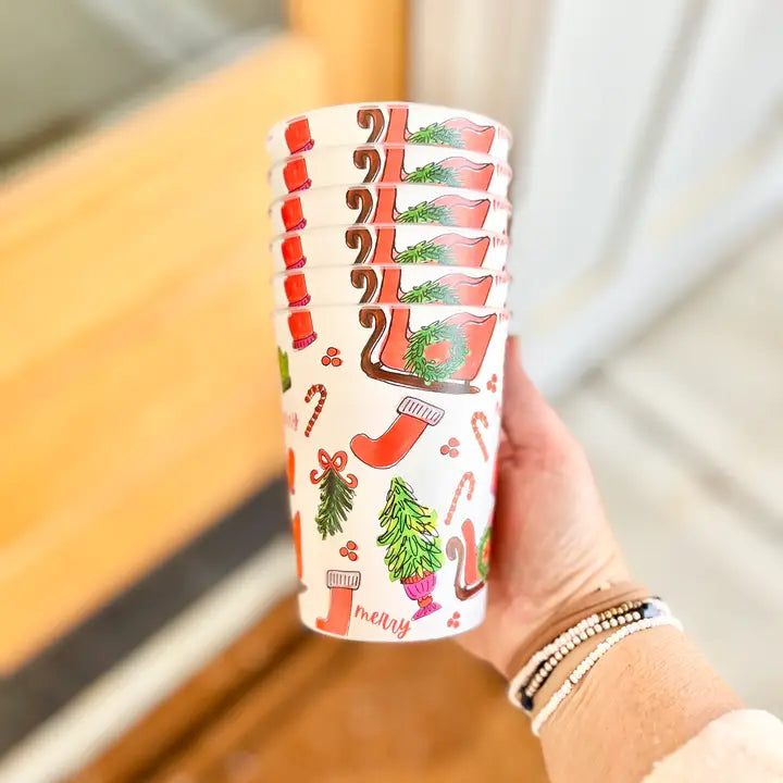Holiday Reusable Party Cups – 6 Festive Designs - A Taste of Kentucky