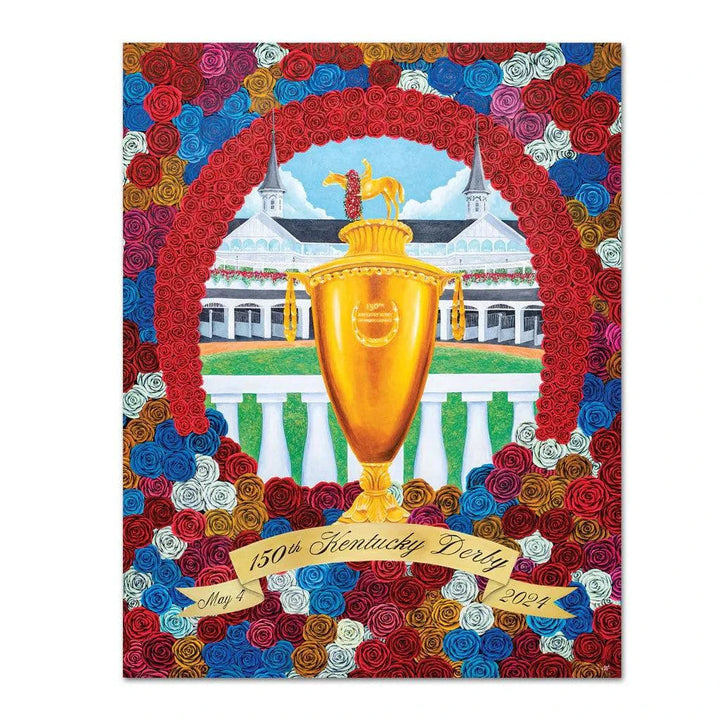 150th Kentucky Derby Art Poster