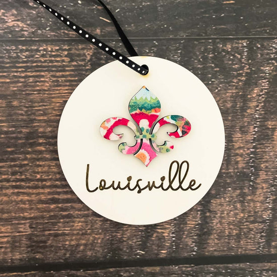 Colorful Kentucky Wood Ornaments - A Taste of Kentucky