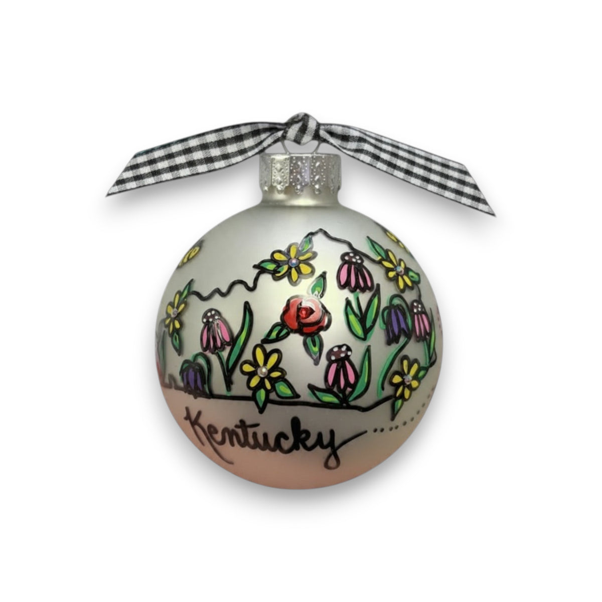 Kentucky Themed Hand Painted Ornaments