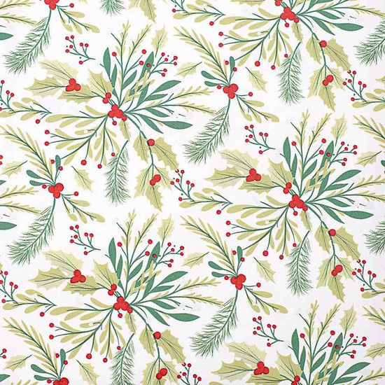 Holly Jolly Paper Gift Wrap - A Taste of Kentucky