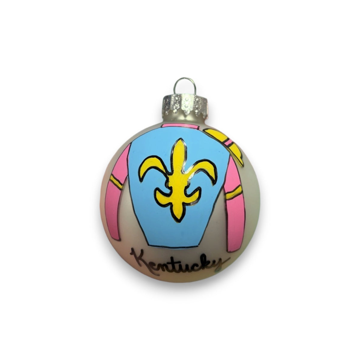 Jockey Silk Hand Painted Ornaments