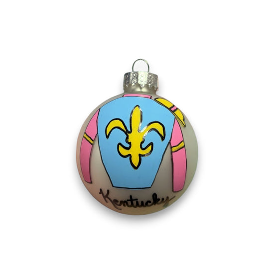 Jockey Silk Hand Painted Ornaments