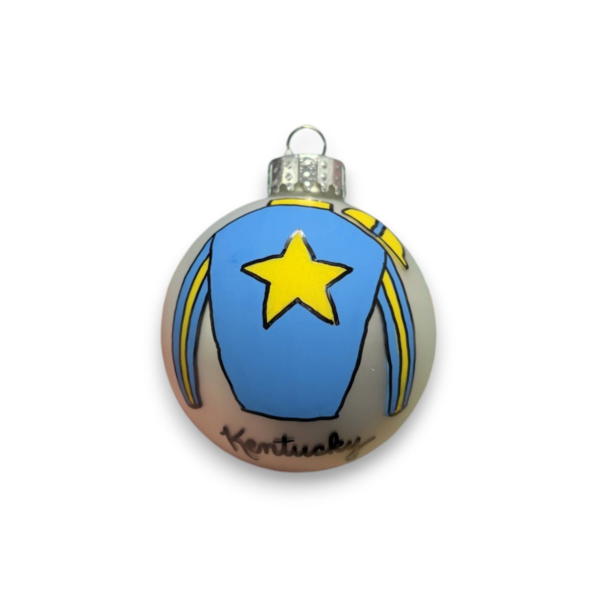 Jockey Silk Hand Painted Ornaments