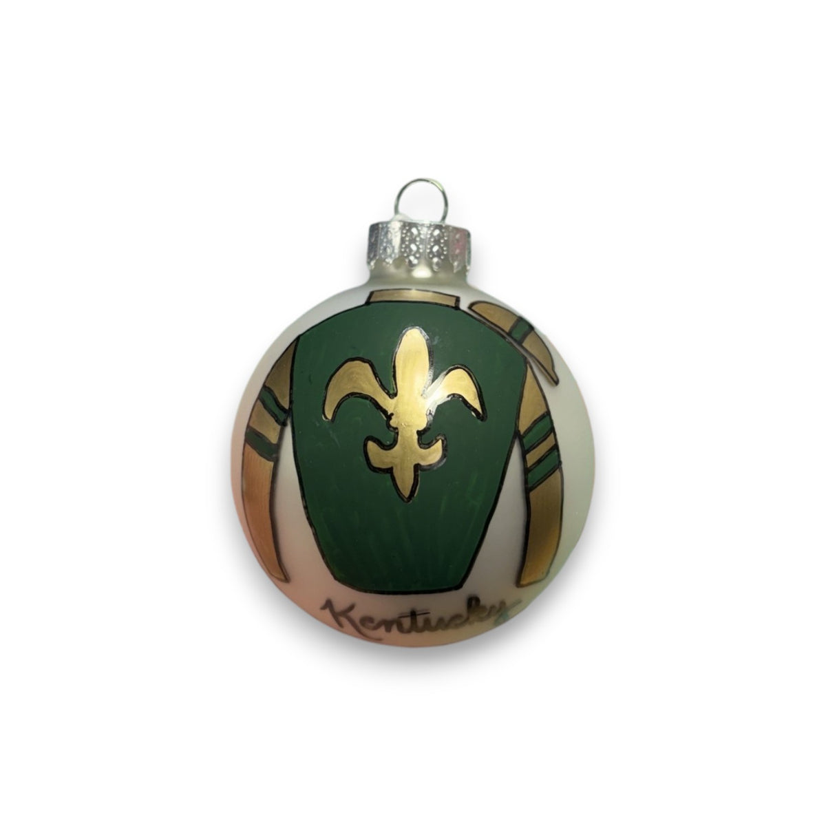 Jockey Silk Hand Painted Ornaments
