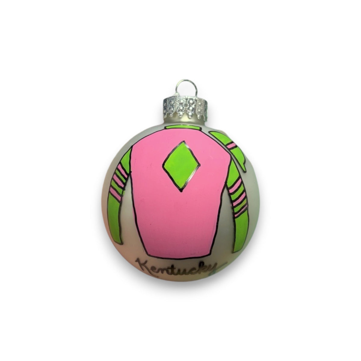 Jockey Silk Hand Painted Ornaments