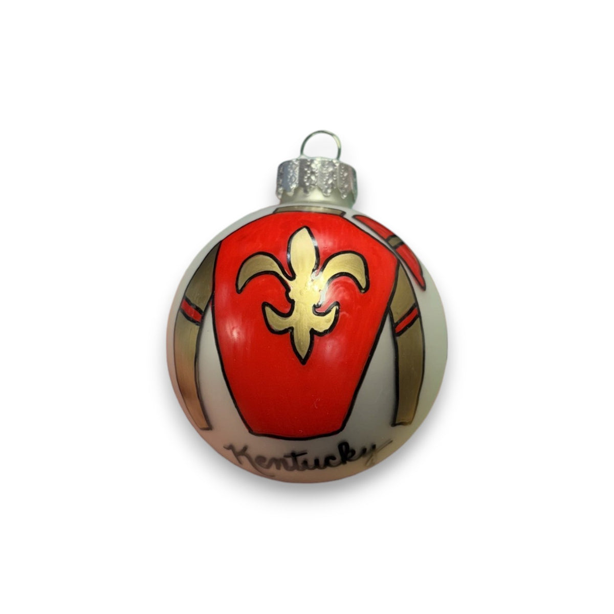 Jockey Silk Hand Painted Ornaments