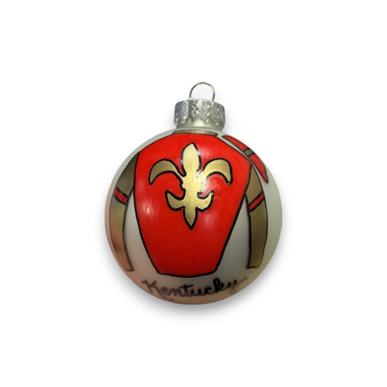 Jockey Silk Hand Painted Ornaments