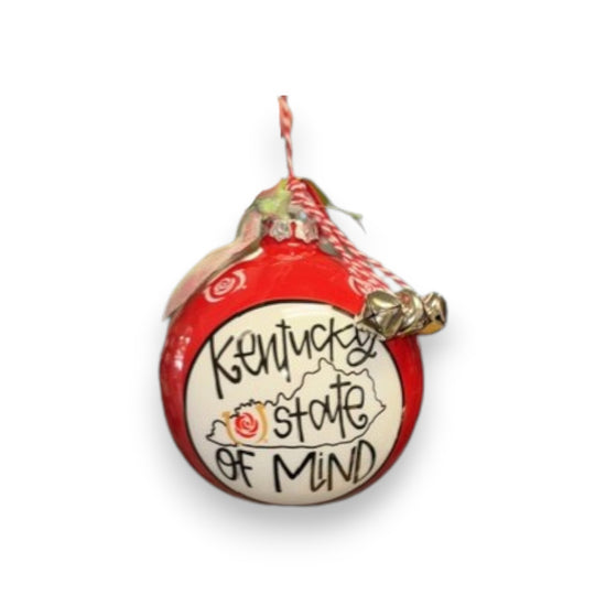 Kentucky Derby State of Mind Christmas Ornament