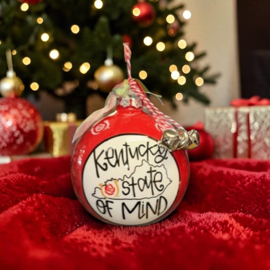 Kentucky Derby State of Mind Christmas Ornament