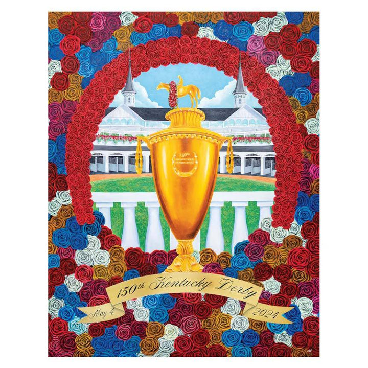 150th Kentucky Derby Poster - A Taste of Kentucky