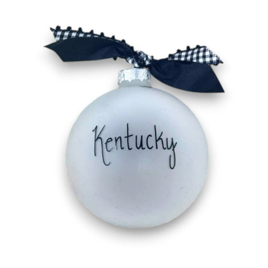 State of Kentucky Home Bulb Ornament - Large