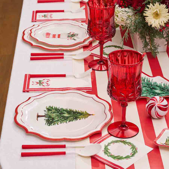 Merry & Bright Paper Cocktail Napkins - A Taste of Kentucky